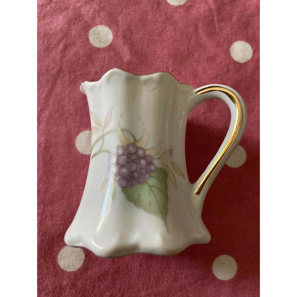 Vintage Winrose Demitasse Creamer Floral Hand Painted